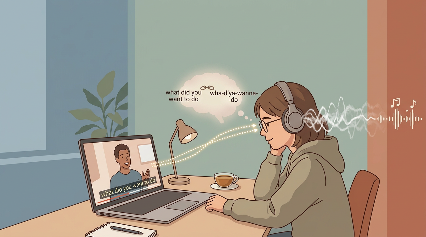 Training the Ear with Synchronised Text — picture for “How to Understand Fast Native English Speakers”